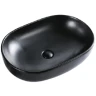 Раковина-чаша BelBagno 60 BB1084-H301 Черная матовая фаянс накладная