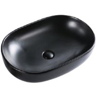 Раковина-чаша BelBagno 60 BB1084-H301 Черная матовая фаянс накладная