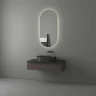 Зеркало Evoform Ledshine 60х120 BY 2696 с подсветкой 26,5 W - сенсорный выключатель - нейтральный белый свет