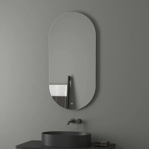 Зеркало Evoform Ledshine 60х120 BY 2696 с подсветкой 26,5 W - сенсорный выключатель - нейтральный белый свет