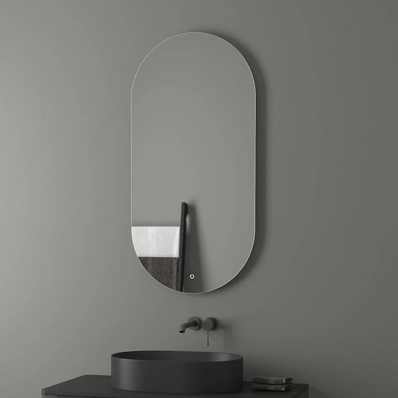 Зеркало Evoform Ledshine 60х120 BY 2696 с подсветкой 26,5 W - сенсорный выключатель - нейтральный белый свет