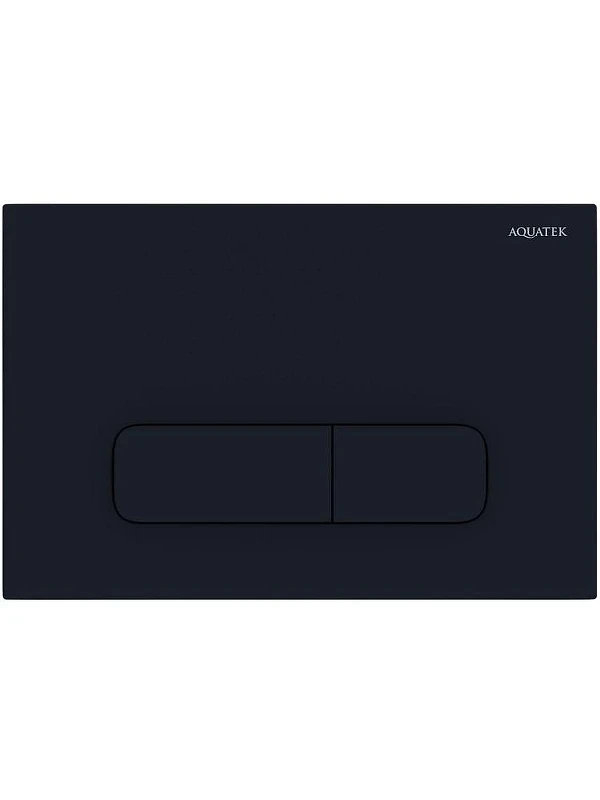 Комплект унитаза с инсталляцией Aquatek Set Aquatek Европа-017 4в1 цвет Белый с сиденьем Микролифт и клавишей смыва цвет Черный матовый