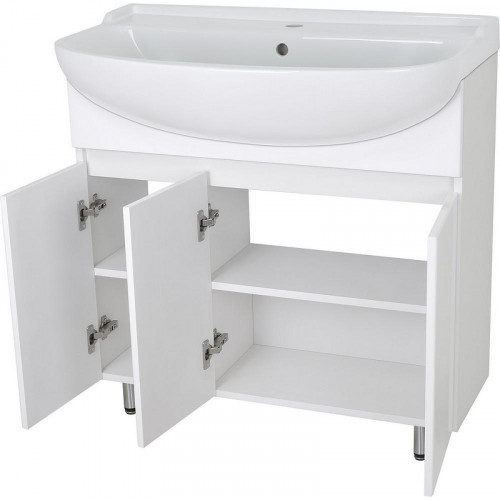 Тумба с раковиной Misty Амур 70 УТ000009553 Белая