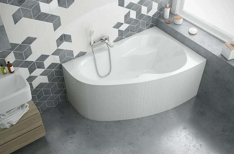 Акриловая ванна Excellent Newa Plus 160х95 R WAEX.NEP16WH без гидромассажа