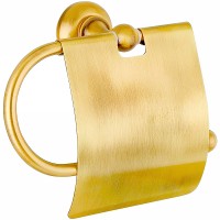 Держатель туалетной бумаги Cezares Aphrodite APHRODITE-TRH-03/24-M с крышкой Золото 24 карат