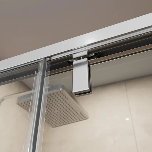 Душевая дверь BelBagno Soft Close-1 130 SOFT_CLOSE-1-BF-1-130-C-Cr профиль Хром стекло прозрачное