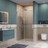 Душевая дверь BelBagno Soft Close-1 130 SOFT_CLOSE-1-BF-1-130-C-Cr профиль Хром стекло прозрачное