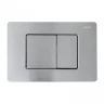 Комплект унитаза Abber Bequem AC1100T-AC0105-AC0120MCH с сиденьем Микролифт и клавишей смыва цвет Матовый хром