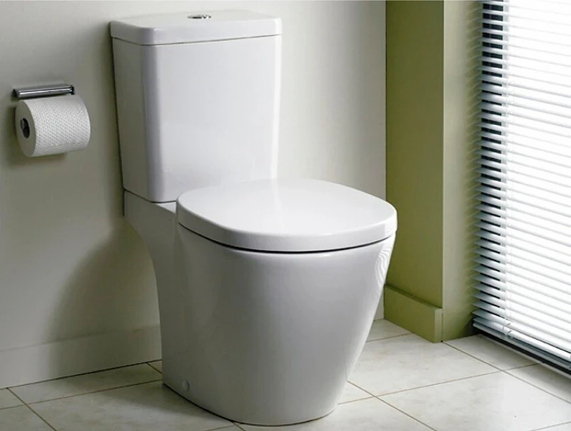 Унитаз компакт Ideal Standard Connect E042901 без бачка и сиденья фарфор напольный