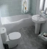 Унитаз компакт Ideal Standard Connect E042901 без бачка и сиденья фарфор напольный