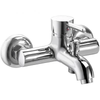 Смеситель для ванны Azario Tasco AZ-15160511 Хром латунь на стену