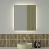 Зеркало Defesto Glow 60х70 DF 2506 с подсветкой 23W-4500К/с фацетом/Без выключателя/Нейтральный белый свет