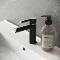 Смеситель для раковины Grossman Alba 510.K35.06.100/210 Черный Хром латунь
