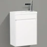 Тумба под раковину BelBagno Pietra Mini 40 PIETRA MINI-400-1A-SO-BL-R подвесная Bianco Lucido МДФ / ЛДСП