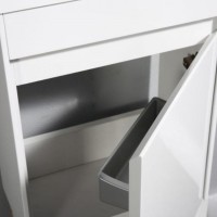 Тумба под раковину BelBagno Pietra Mini 40 PIETRA MINI-400-1A-SO-BL-R подвесная Bianco Lucido МДФ / ЛДСП