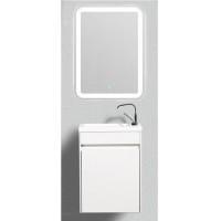 Тумба под раковину BelBagno Pietra Mini 40 PIETRA MINI-400-1A-SO-BL-R подвесная Bianco Lucido МДФ / ЛДСП
