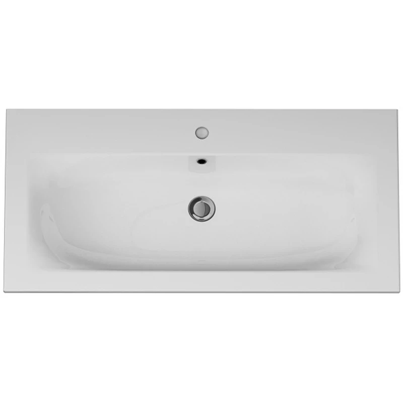 Раковина AM.PM Spirit V2.0 101 M70AWCC1002WG Белая фарфор полувстраиваемая