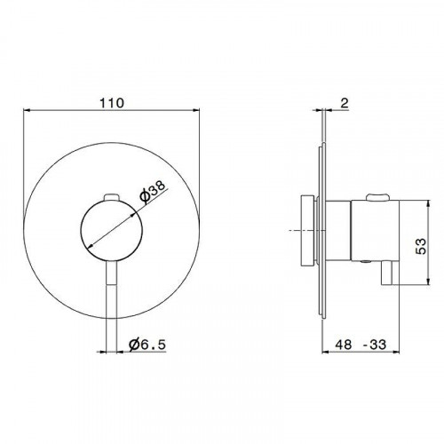 Смеситель для душа Newform X-Steel 316 67670EX.50.050 с термостатом цвет Inox