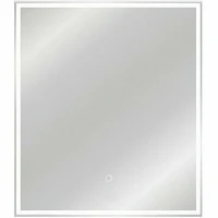 Зеркальный шкаф Style Line Квартет 65 СС-00002384 с подсветкой Белый МДФ / ЛДСП, стекло