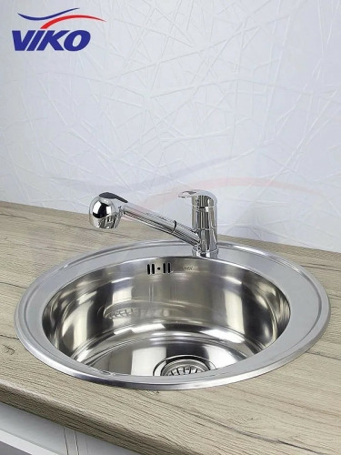 Смеситель для кухни Viko V-6909 Хром