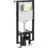 Инсталляция WasserKRAFT Vils 56TLT.010.ME.PG02 для унитаза с клавишей смыва Золото глянцевое