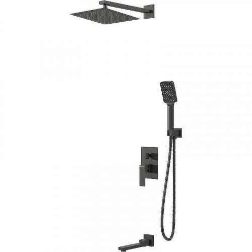 Душевая система Grossman Style 501.K35.05.210 Черная матовая