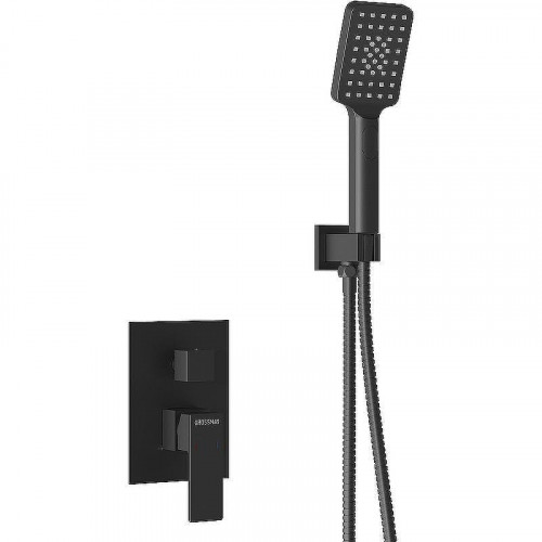 Душевая система Grossman Style 501.K35.05.210 Черная матовая