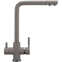 Смеситель для кухни Ulgran Quartz UQ-016-09 Асфальт латунь