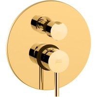Смеситель для душа Paffoni Light LIG018HGSP Медовое золото встраиваемый