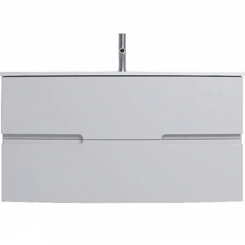 Тумба под раковину Jacob Delafon Nona 100 EB1889RU-G1C подвесная Белая глянцевая МДФ / ЛДСП