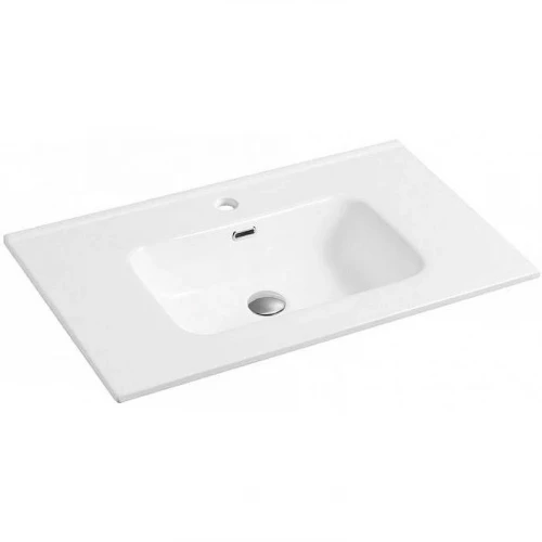 Раковина CeramaLux 81 9080D Белая глянцевая