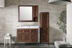 Комплект мебели для ванной ASB-Woodline Гранда 105 Антикварный Орех массив дерева