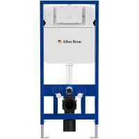 Инсталляция Allen Brau Pneumatic Pro 9.11101.20 для унитаза без клавиши смыва пластик