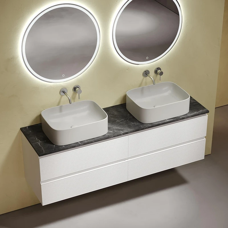 Столешница под раковину Sancos 160 TT160A1 Black Sky