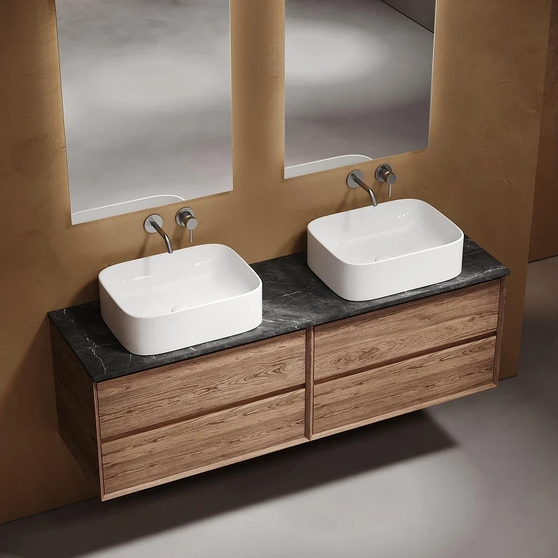 Столешница под раковину Sancos 160 TT160A1 Black Sky