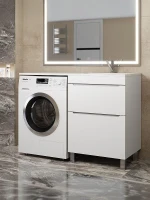 Тумба под раковину Uperwood Tanos 120 291120333 цвет Белый матовый