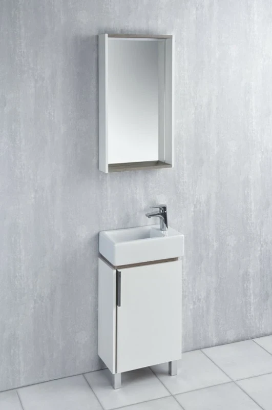 Зеркало Aquaton Бэлла 46 1A221702BBAZ0 с подсветкой Белое Джарра