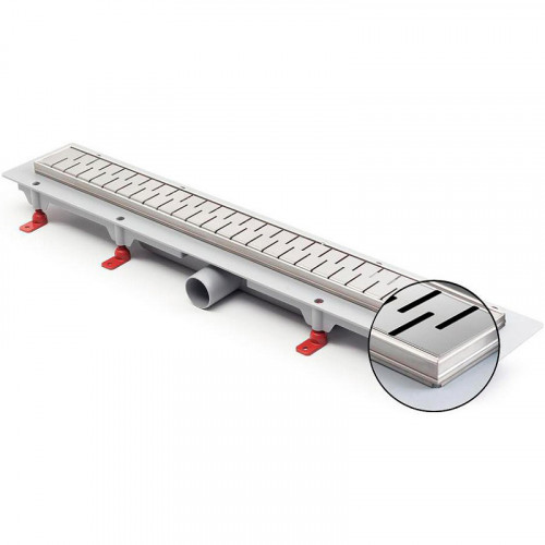 Душевой лоток Paini Medium 750 CH750MN с решеткой Хром