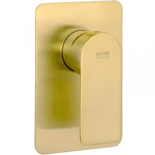 Смеситель для душа Remer Infinity I30KBBG Золото шлифованное латунь встраиваемый