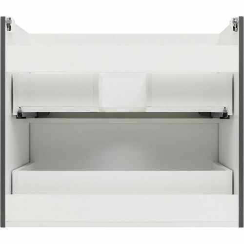 Тумба под раковину Aquanet Арт 75 329064 подвесная Ясень графит МДФ / ЛДСП