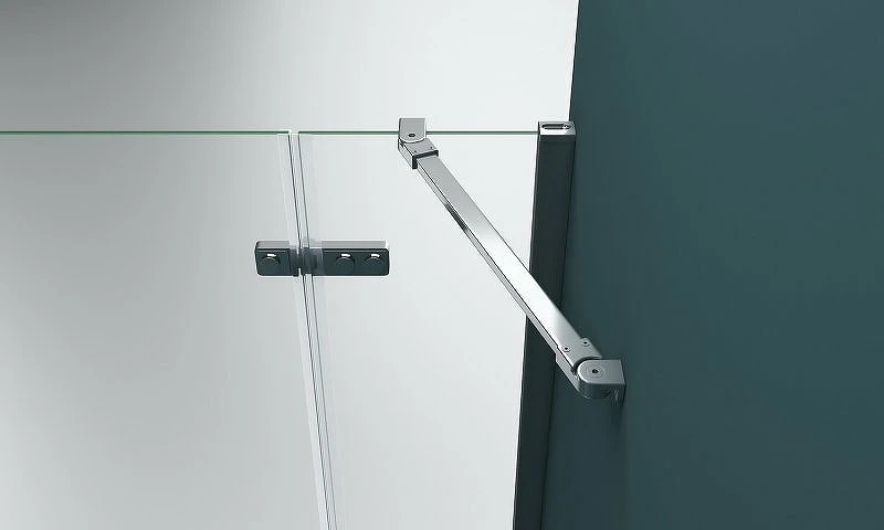 Душевой уголок BelBagno Kraft 80х90 KRAFT-AH-12-80/90-C-Cr-L профиль Хром стекло прозрачное