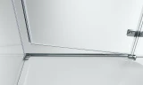 Душевой уголок BelBagno Kraft 80х90 KRAFT-AH-12-80/90-C-Cr-L профиль Хром стекло прозрачное