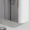 Зеркальный шкаф AM.PM Sensation 80 L M30MCL0801WG Белый глянцевый МДФ / ЛДСП, стекло
