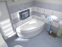 Акриловая ванна Bas Сагра 160x100 R В 00032 без гидромассажа