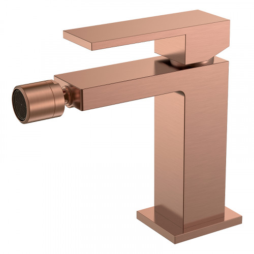 Смеситель для биде Boheme Qubic 476-CB цвет Брашированная медь