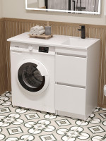 Тумба с раковиной DIWO Тольятти 120 R цвет Белый