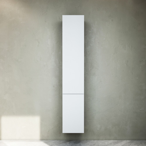 Шкаф пенал AM.PM Gem 30 L M90CHL0306WG подвесной Белый МДФ / ЛДСП