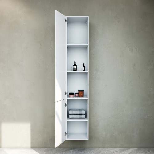 Шкаф пенал AM.PM Gem 30 L M90CHL0306WG подвесной Белый МДФ / ЛДСП