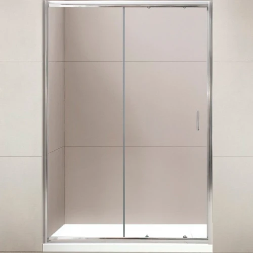 Душевая дверь BelBagno Uno 155 UNO-195-BF-1-155-C-Cr профиль Хром стекло прозрачное