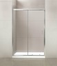 Душевая дверь BelBagno Uno 155 UNO-195-BF-1-155-C-Cr профиль Хром стекло прозрачное